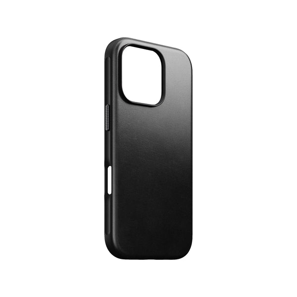 NOMAD Leather Phone Case iPhone 16 Pro (Horween Black)