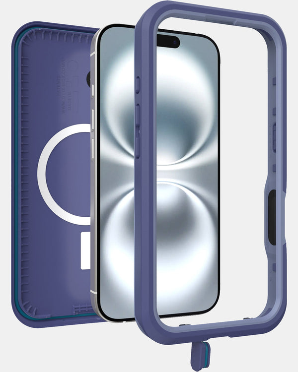 OtterBox Fre MagSafe Phone Case for iPhone 16 - Purple - Purple
