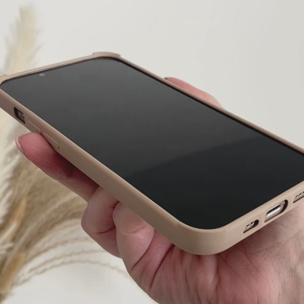 3D Hearts Phone Case - Matte Nude