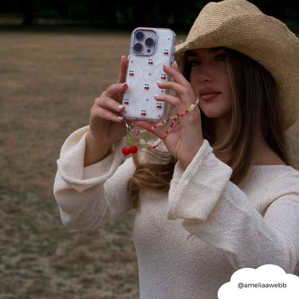 Cherry Pearl Phone Case