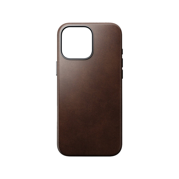 Nomad Traditional Leather Phone Case for iPhone 16 Pro Max (Horween Brown)