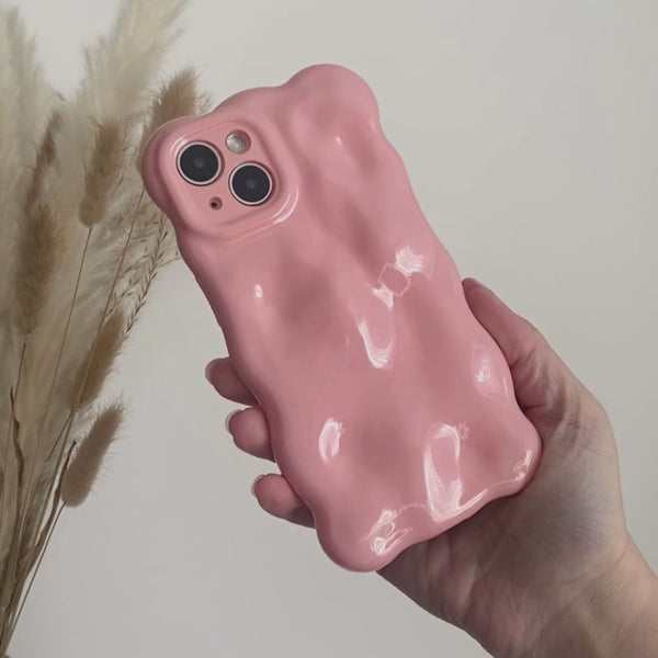 3D Gummy Phone Case - Pink