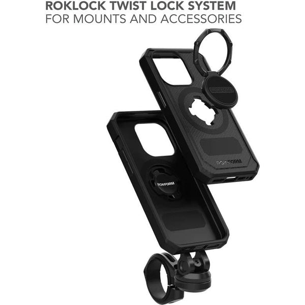 Rokform Rugged Case for iPhone 15 Pro (Black)