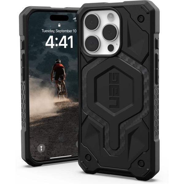 UAG Monarch Pro MagSafe Case for iPhone 16 Pro (Carbon Fibre)