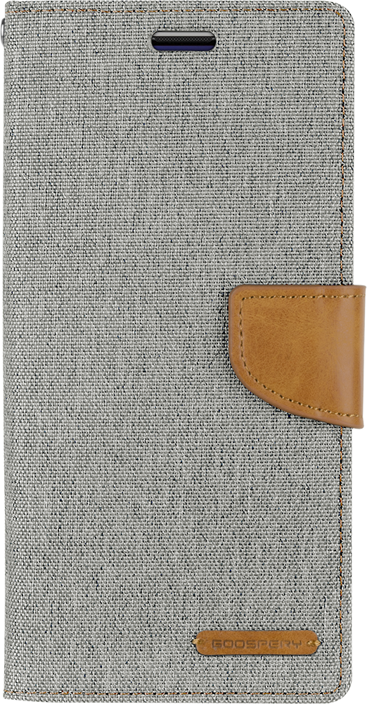 Goospery Canvas Diary For Galaxy A21S - Black