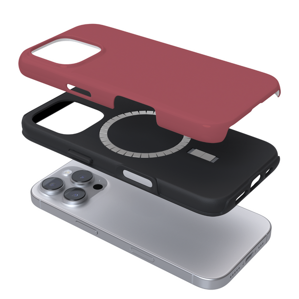 Tough MagSafe Phone Case - NAKD Burgundy