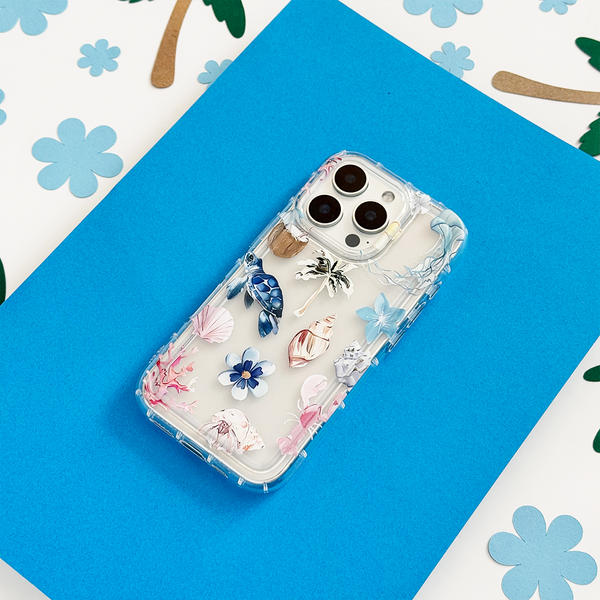 Clear Phone Case - Beach Girl Summer