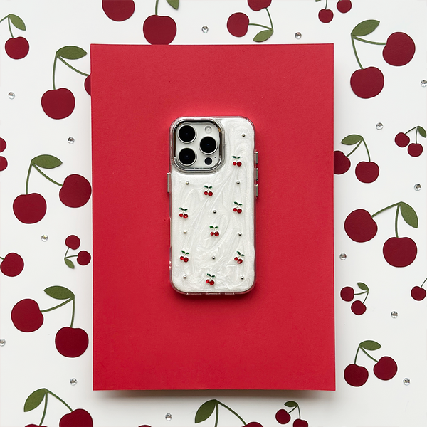 Cherry Pearl Phone Case