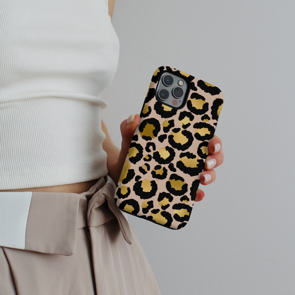 Tough MagSafe Phone Case - Gold Leopard