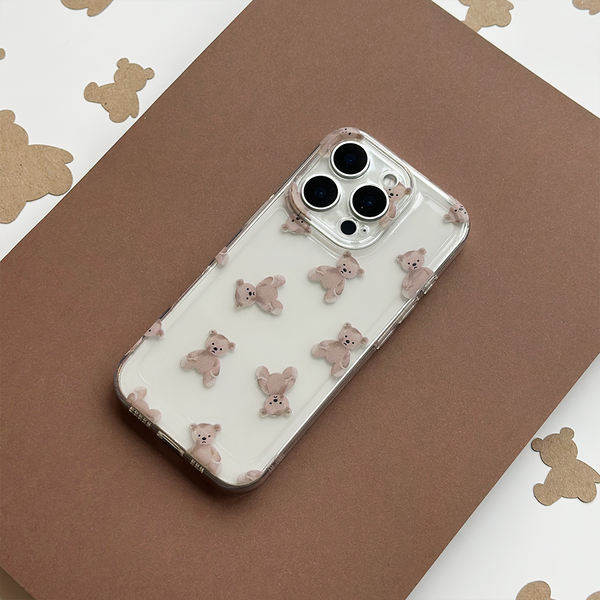 Clear Phone Case - Teddy