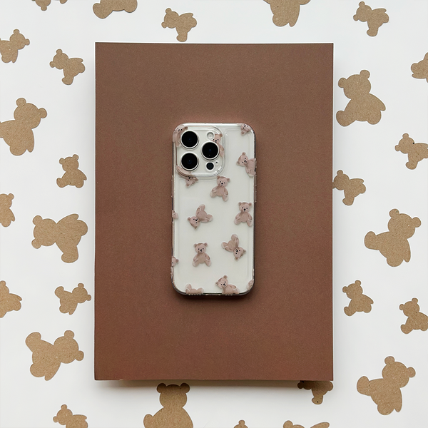 Clear Phone Case - Teddy