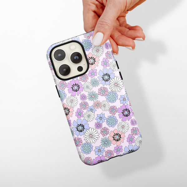Tough MagSafe Phone Case - Pastel Flowers