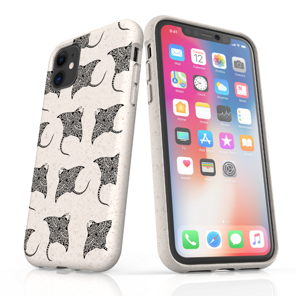 Biodegradable Manta Ray Phone Case