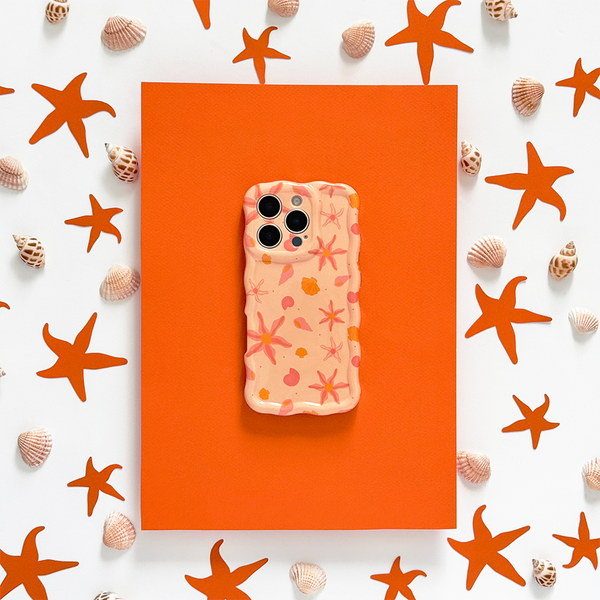 Wavy Phone Case - Peachy Beach