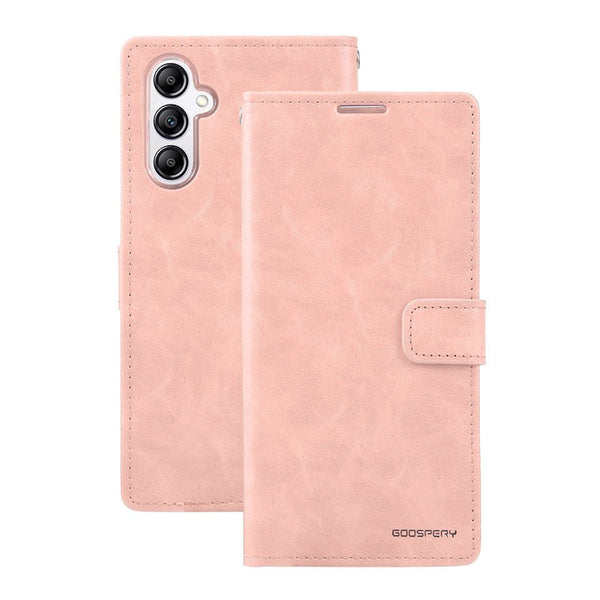 Goospery Bluemoon Diary for Samsung Galaxy A15 - Rose Gold