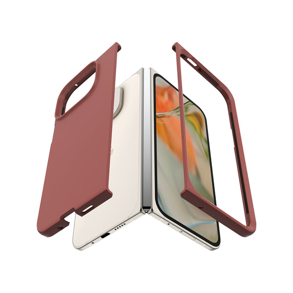 OtterBox Fold Case Thin Flex Series for Google Pixel 9 Pro - Red Clay - Red