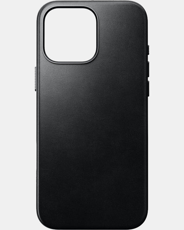 Nomad Traditional Leather Phone Case for iPhone 16 Pro Max (Horween Black)