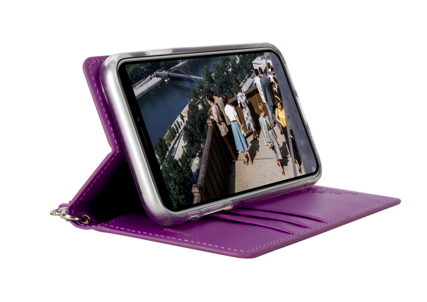 Goospery Bluemoon Flip Case for iPhone 13 - Hotpink