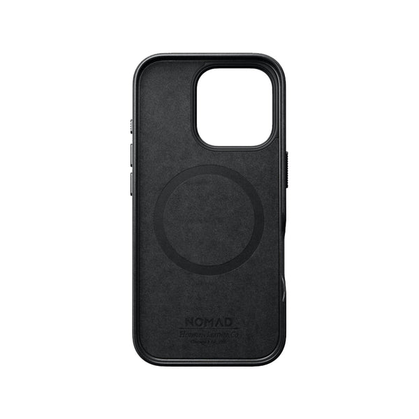 Nomad Traditional Leather Phone Case for iPhone 16 Pro (Horween  Black)