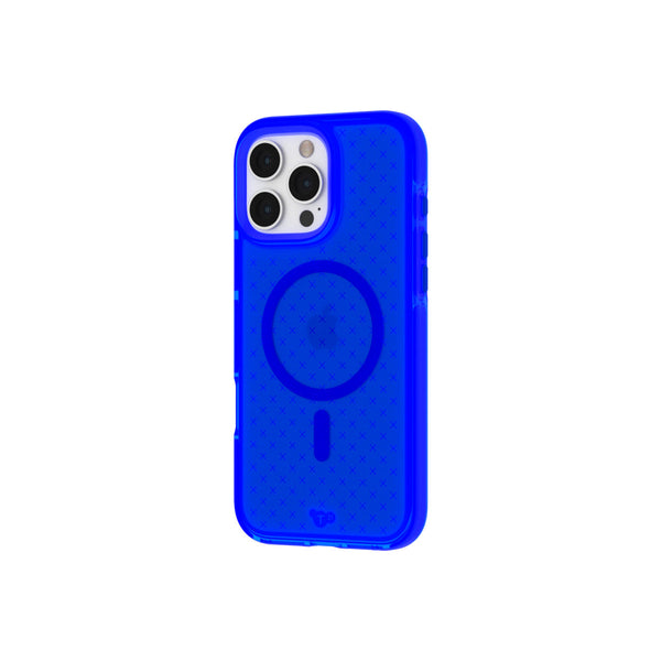 Tech21 EvoCheck Phone Case for iPhone 16 Pro Max with MagSafe (Cobalt Blue)