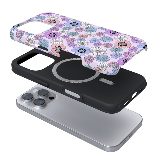 Tough MagSafe Phone Case - Pastel Flowers