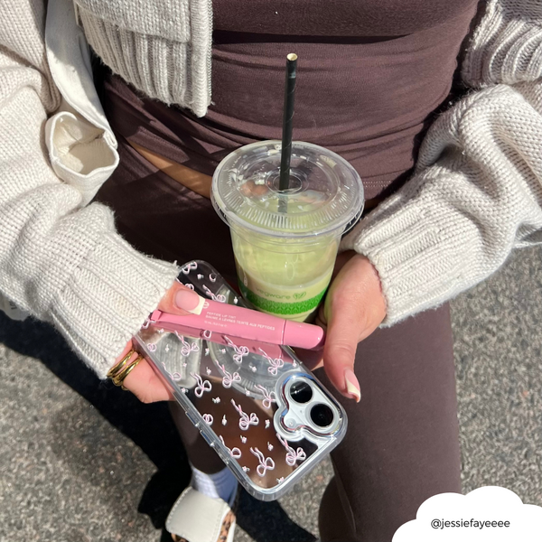 Mirror Phone Case - Dainty Bows