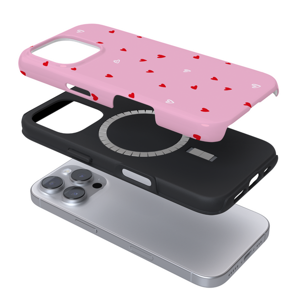 Tough MagSafe Phone Case - Cute Hearts