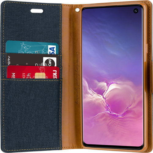 Goospery Canvas Diary For iPhone XS Max - pink