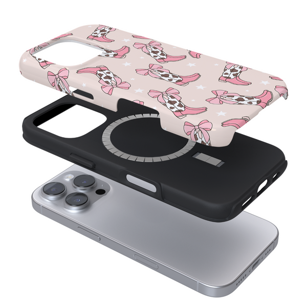 Tough MagSafe Phone Case - Coquette Bow Cowgirl