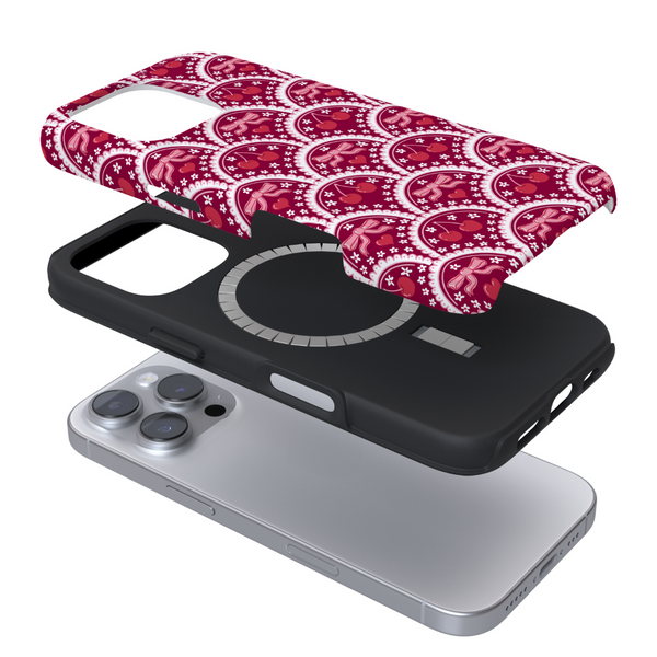 Tough MagSafe Phone Case - Cherry Lace