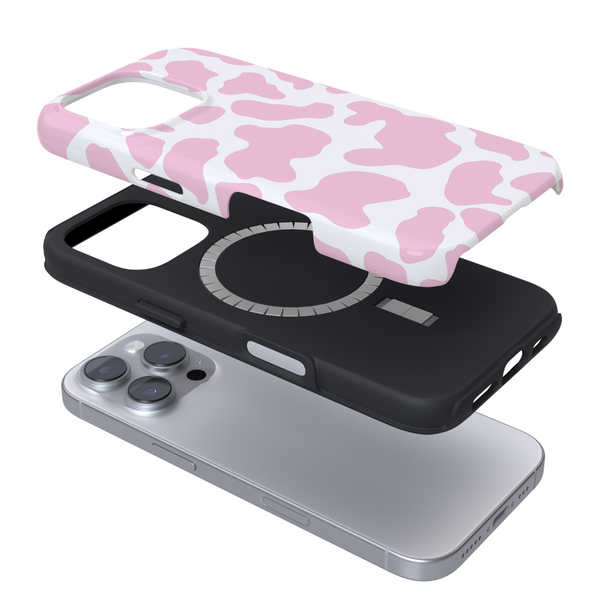 Tough MagSafe Phone Case - Pink Cow