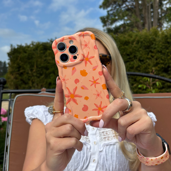 Wavy Phone Case - Peachy Beach