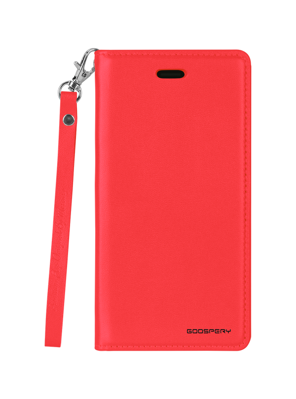 Goospery Bluemoon Flip Case for Galaxy S22 - Red