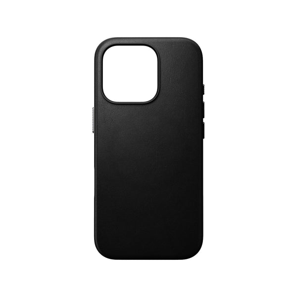 Nomad Traditional Leather Phone Case for iPhone 16 Pro Max (Black)