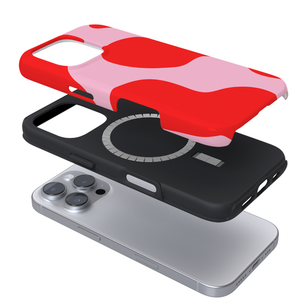 Tough MagSafe Phone Case - Abstract Pink & Red