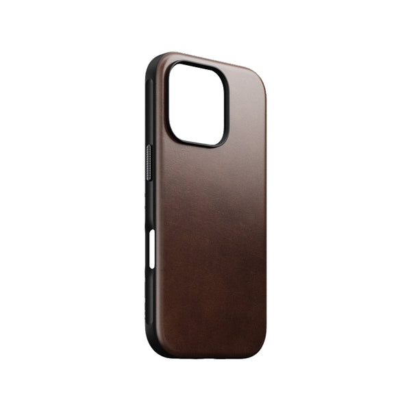 NOMAD Leather Phone Case for iPhone 16 Pro (Rustic Barn)