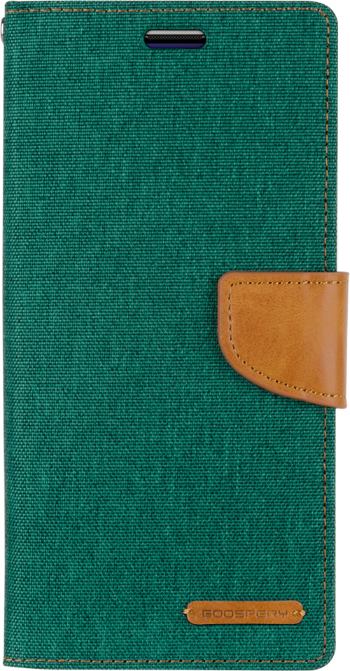 Goospery Canvas Diary For Galaxy Note 10 Plus - Orange