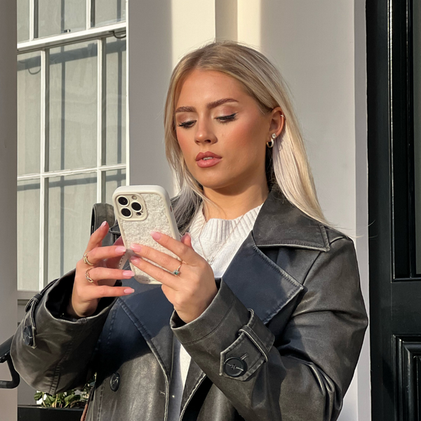 Cosy Teddy Phone Case - Cream