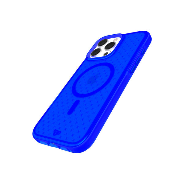 Tech21 EvoCheck Phone Case for iPhone 16 Pro Max with MagSafe (Cobalt Blue)