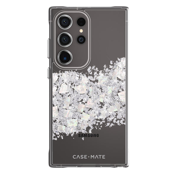 Case-Mate Karat Case Antimicrobial for Galaxy S24 Ultra (Touch of Pearl)