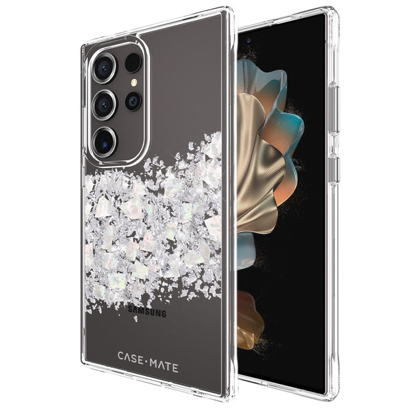Case-Mate Karat Case Antimicrobial for Galaxy S24 Ultra (Touch of Pearl)