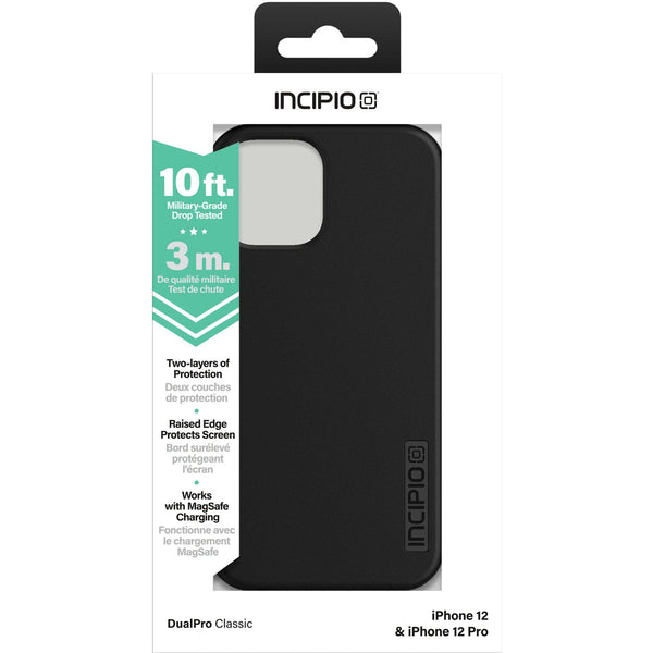 Incipio DualPro Classic Case for iPhone 12/12 Pro (Black)