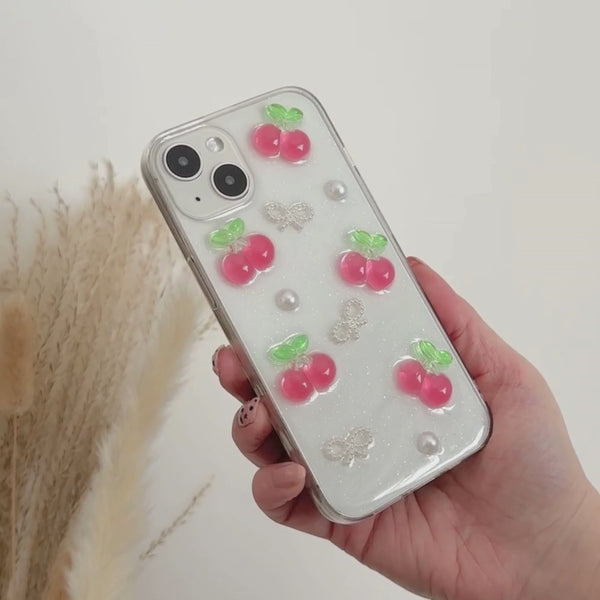 Cherries & Bows Phone Case
