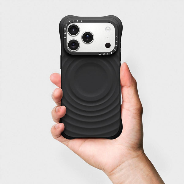Casetify The Ripple Case for iPhone 17 Pro (Black)