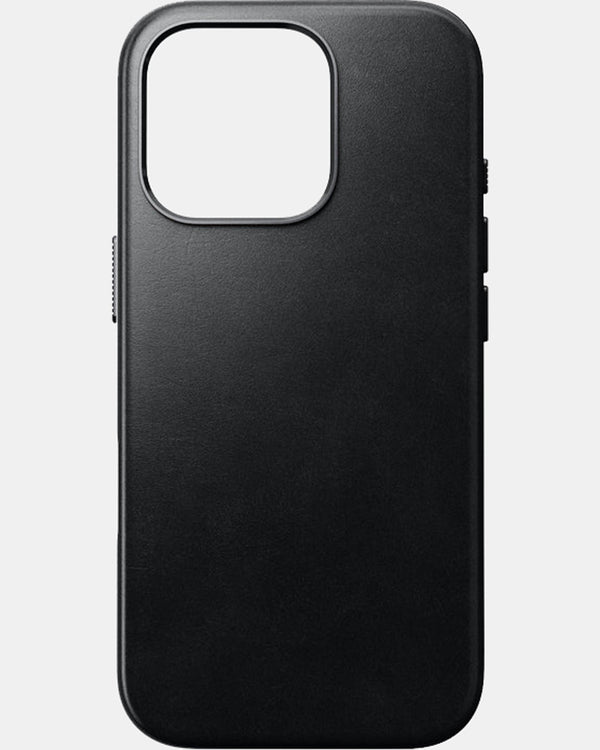 Nomad Traditional Leather Phone Case for iPhone 16 Pro (Horween  Black)