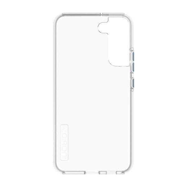 Incipio DualPro Classic+ for Samsung Galaxy S22+ - Clear with Clear & Alantic Blue Buttons - Clear