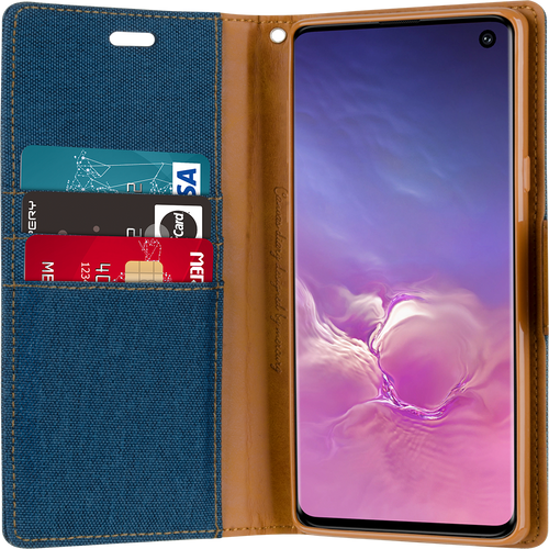 Goospery Canvas Diary For iPhone XS Max - navy