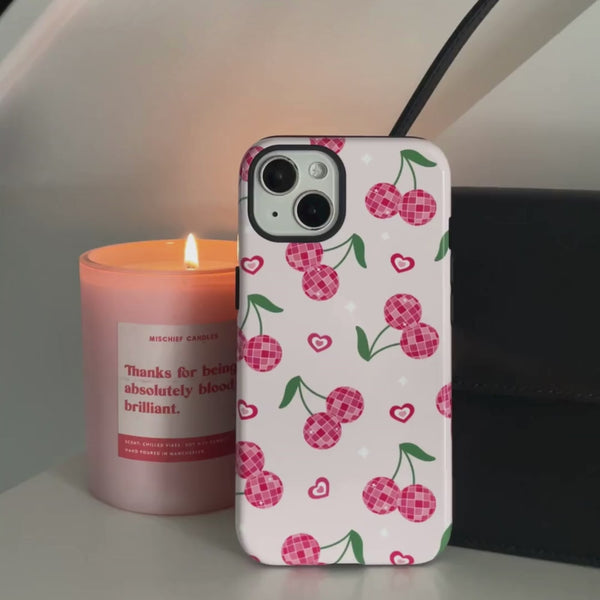 Tough MagSafe Phone Case - Disco Cherries