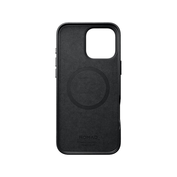 Nomad Traditional Leather Phone Case for iPhone 16 Pro Max (Horween Black)