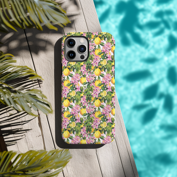 Tough MagSafe Phone Case - Floral Lemon